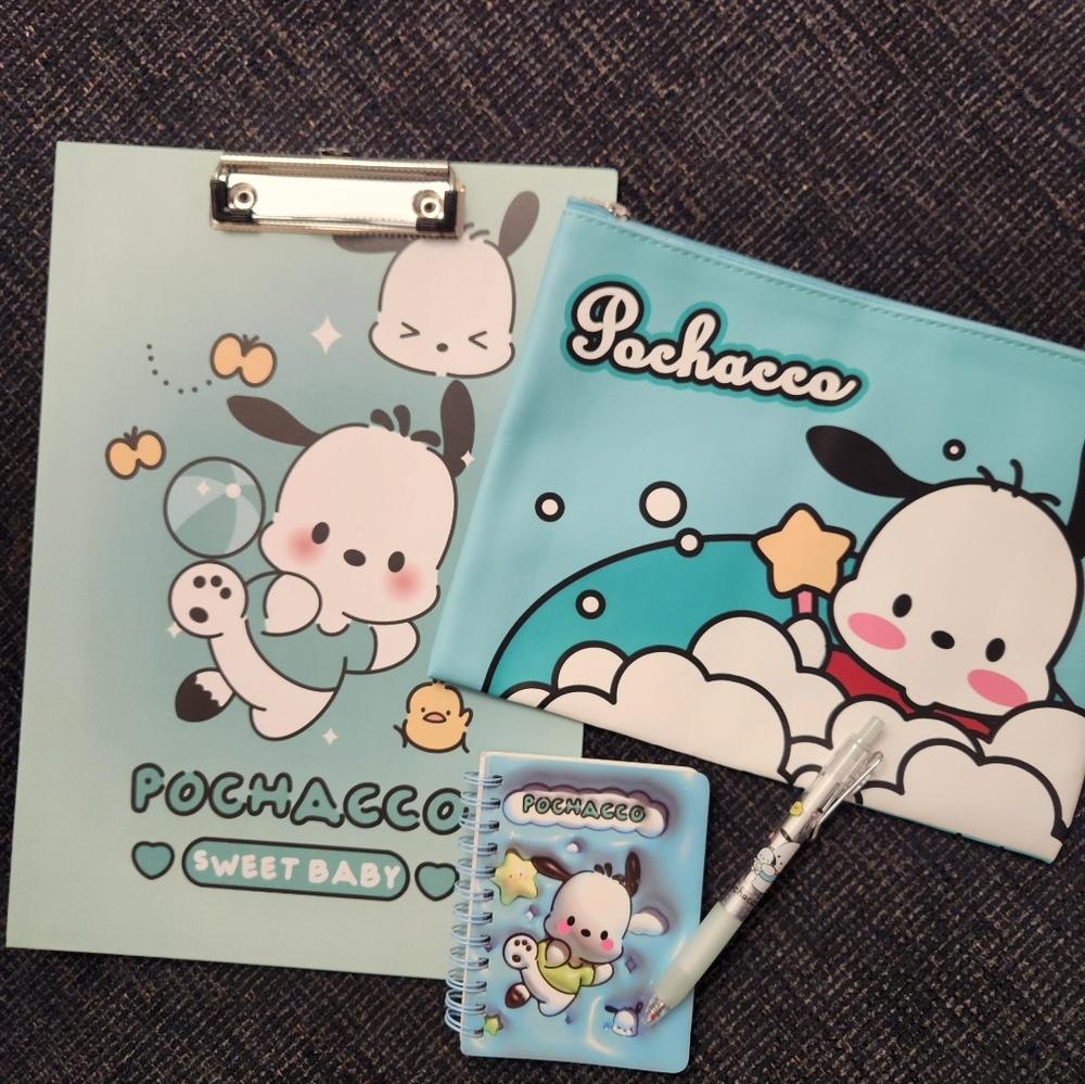 Sanrio Pochacco School/Office Supplies - Brand New